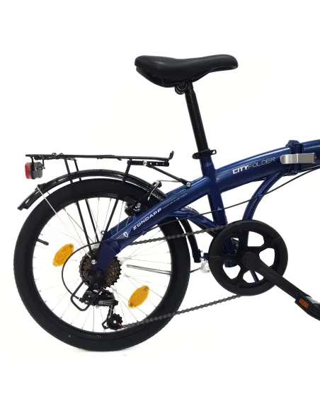 Rower Składany 20 Damski Męski Miejski Dzwonek Bagażnik Odblaski Światła