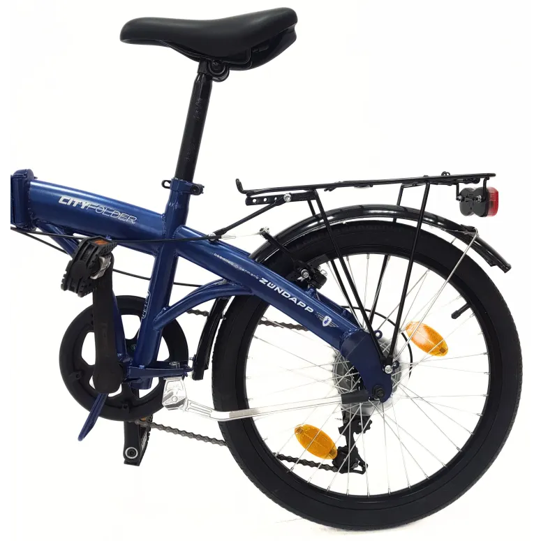 Rower Składany 20 Damski Męski Miejski Dzwonek Bagażnik Odblaski Światła