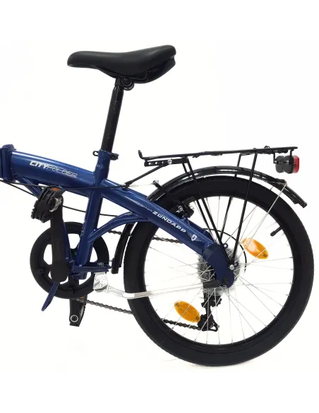 Rower Składany 20 Damski Męski Miejski Dzwonek Bagażnik Odblaski Światła
