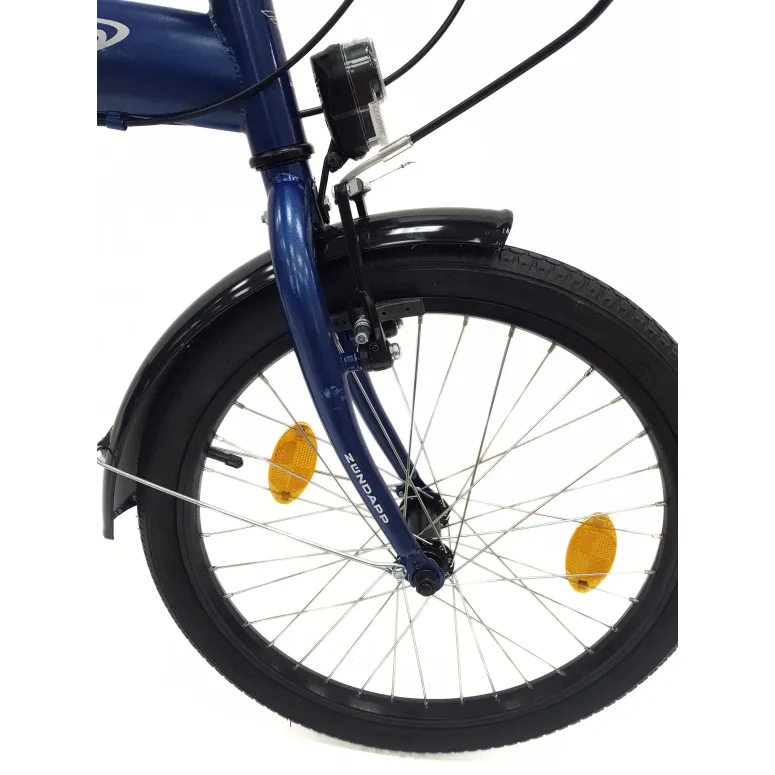 Rower Składany 20 Damski Męski Miejski Dzwonek Bagażnik Odblaski Światła