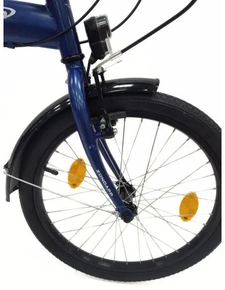 Rower Składany 20 Damski Męski Miejski Dzwonek Bagażnik Odblaski Światła