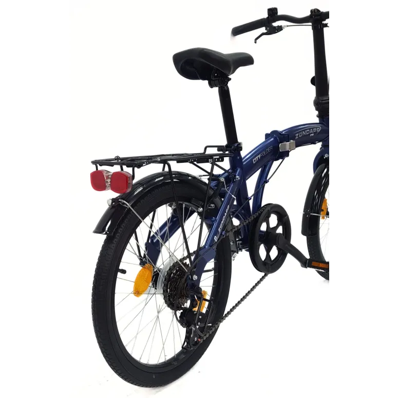 Rower Składany 20 Damski Męski Miejski Dzwonek Bagażnik Odblaski Światła