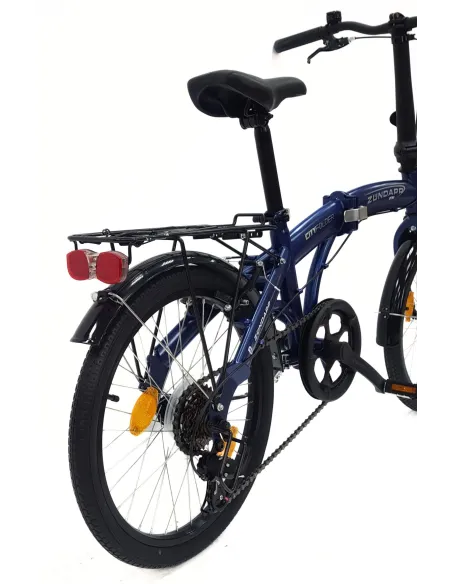 Rower Składany 20 Damski Męski Miejski Dzwonek Bagażnik Odblaski Światła