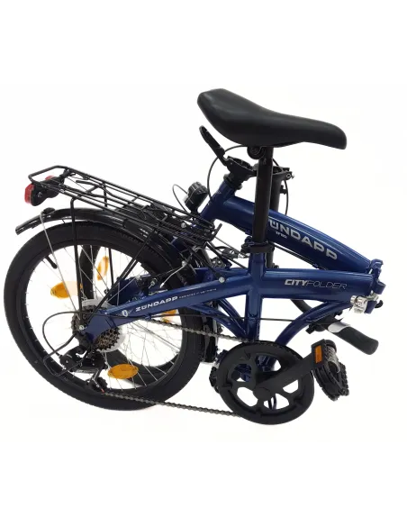 Rower Składany 20 Damski Męski Miejski Dzwonek Bagażnik Odblaski Światła