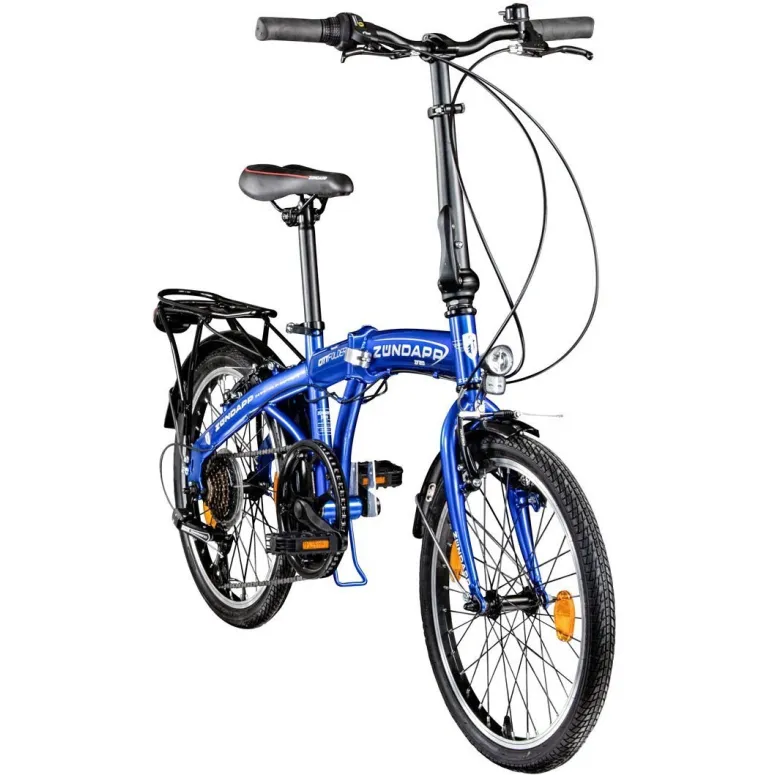 Rower Damski Męski Składany 20" Składak Lekki Shimano Bagażnik Światła