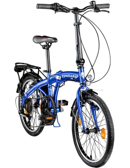 Rower Damski Męski Składany 20" Składak Lekki Shimano Bagażnik Światła