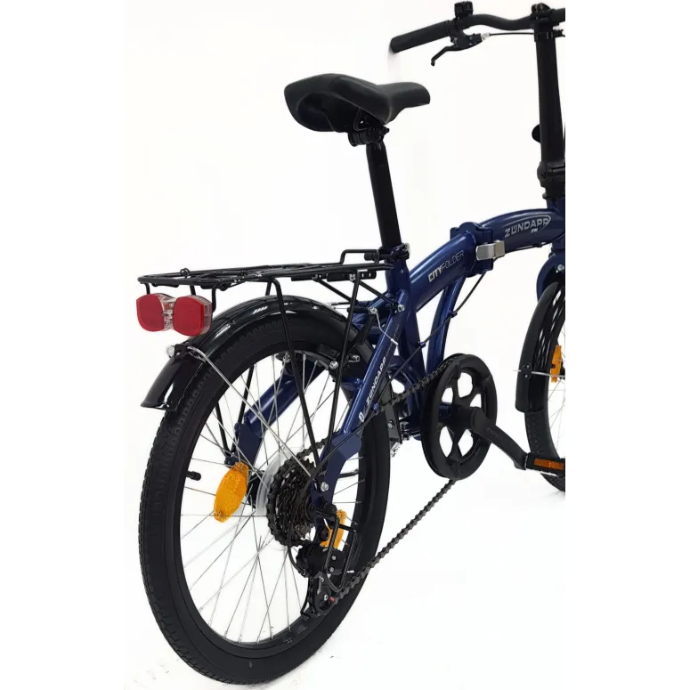 Rower Damski Męski Składany 20" Składak Lekki Shimano Bagażnik Światła