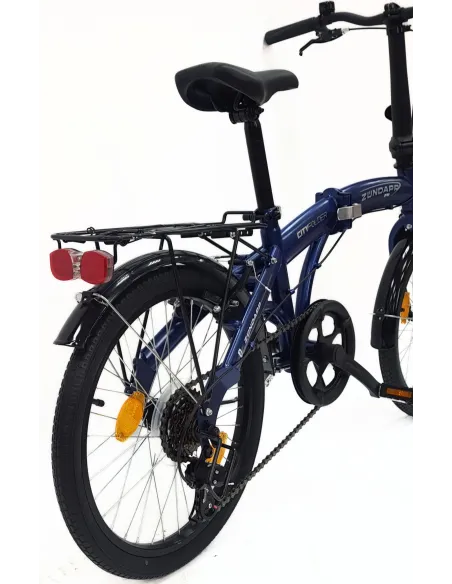 Rower Damski Męski Składany 20" Składak Lekki Shimano Bagażnik Światła