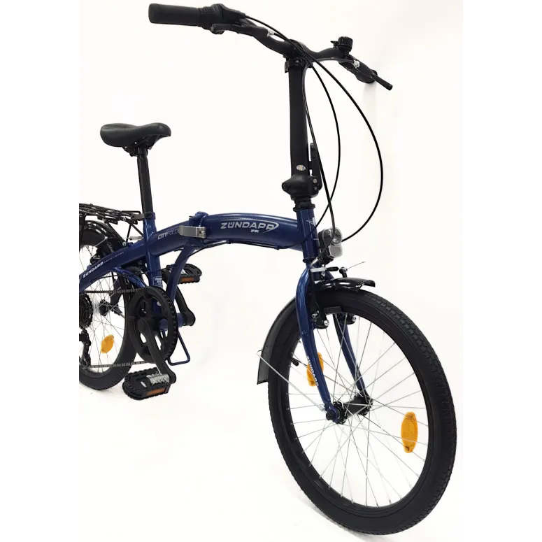 Rower Damski Męski Składany 20" Składak Lekki Shimano Bagażnik Światła