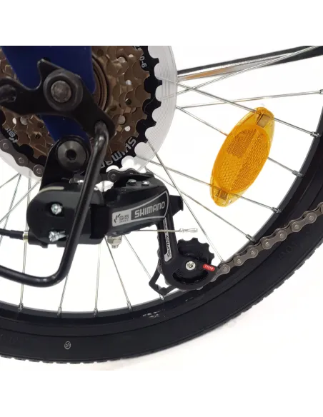 Rower Damski Męski Składany 20" Składak Lekki Shimano Bagażnik Światła