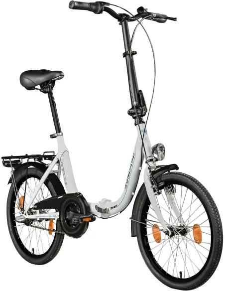 Rower Składany Miejski 20" V-brake Torpedo Nexus Bagażnik Światła Dzwonek