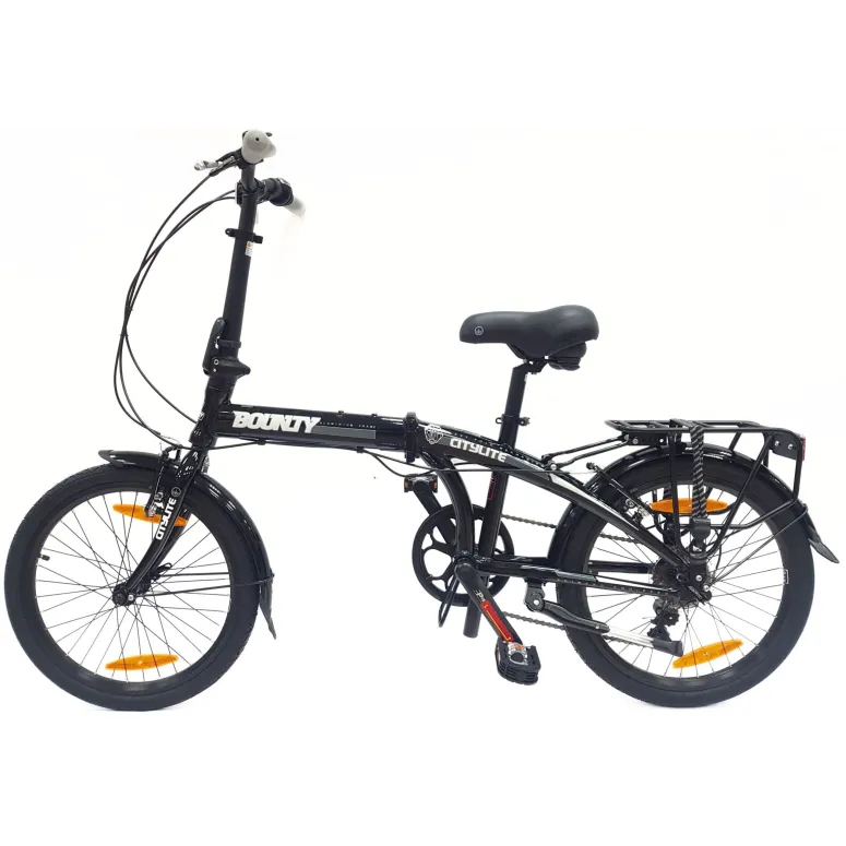 Rower Składany Miejski 20" Alu Składak 6-biegów V-brake Błotniki Dzwonek