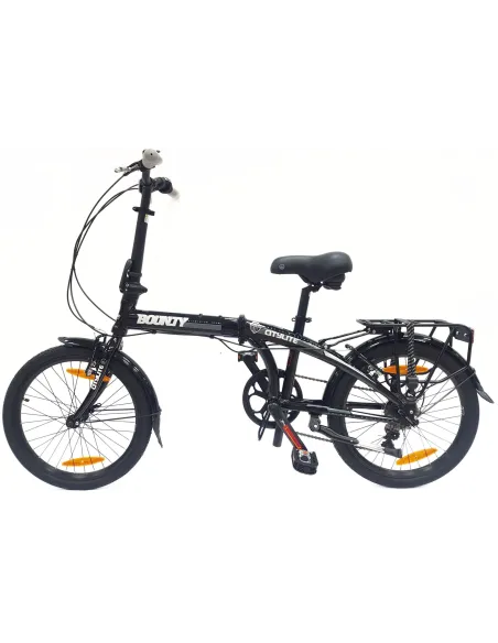 Rower Składany Miejski 20" Alu Składak 6-biegów V-brake Błotniki Dzwonek