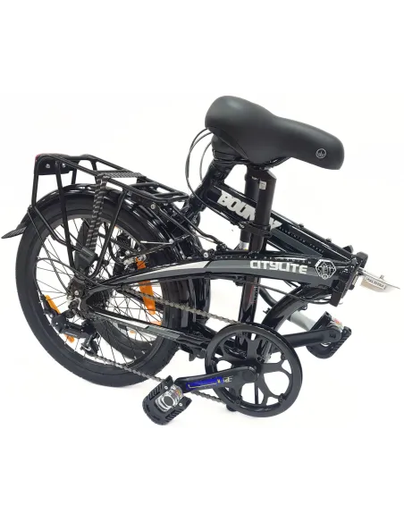 Rower Składany Miejski 20" Alu Składak 6-biegów V-brake Błotniki Dzwonek