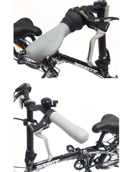 Rower Składany Miejski 20" Alu Składak 6-biegów V-brake Błotniki Dzwonek