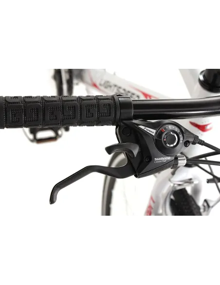 Szosowy Rower 28 Aluminium Kolarzówka V-brake Dzwonek Lekki Biały Szosówka