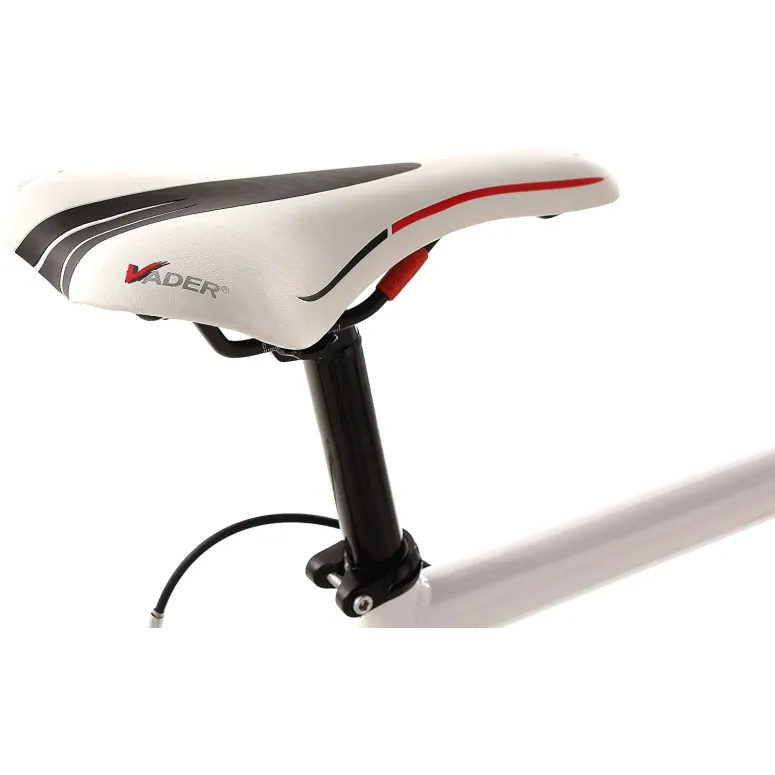 Szosowy Rower 28 Aluminium Kolarzówka V-brake Dzwonek Lekki Biały Szosówka