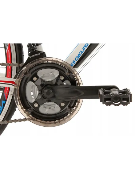 Rower Szosowy Męski 28 Lekki Prosta Kierownica