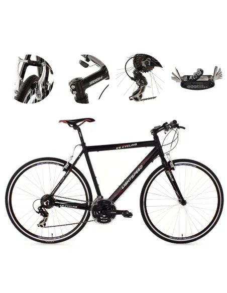 Rower Męski Szosowy 28 Aluminiowy Kolarzówka Wyścigowy Cyngle Lekki