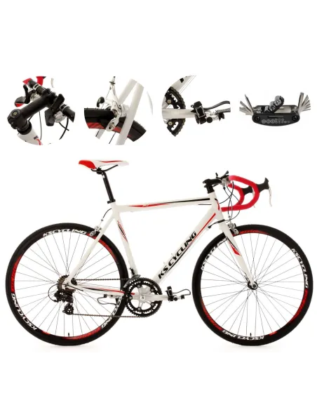 Rower Szosowy 28 Męski Aluminiowa Rama Dzwonek Kolarzówka Wyścigowy Lekki