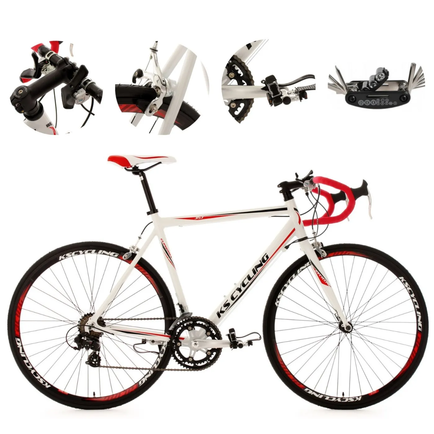 Rower Szosowy 28 Męski Aluminiowa Rama Dzwonek Kolarzówka Wyścigowy Lekki