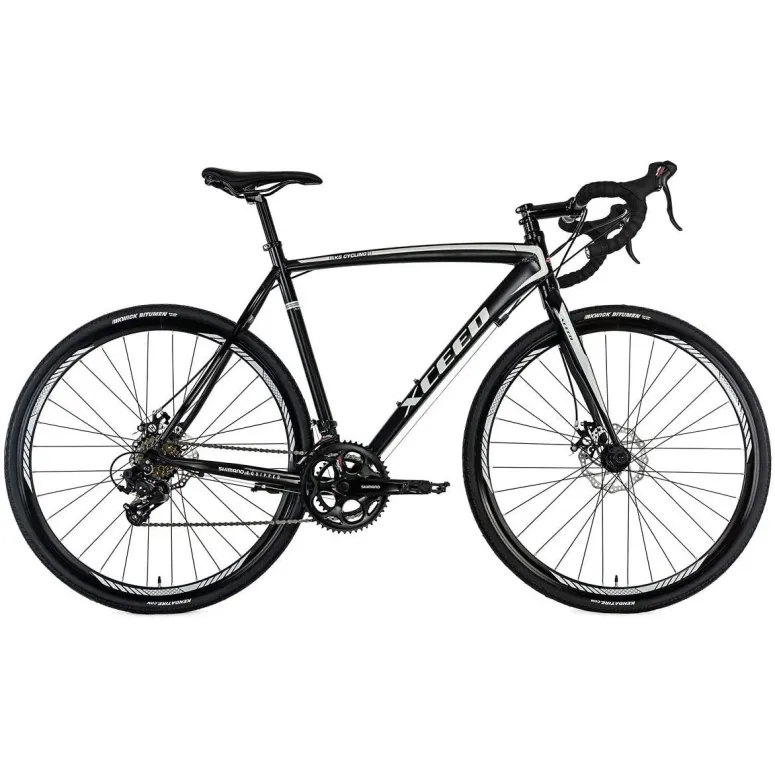 Rower Szosowy Męski 27 Tarcze ALU 14 Bieg Szosówka