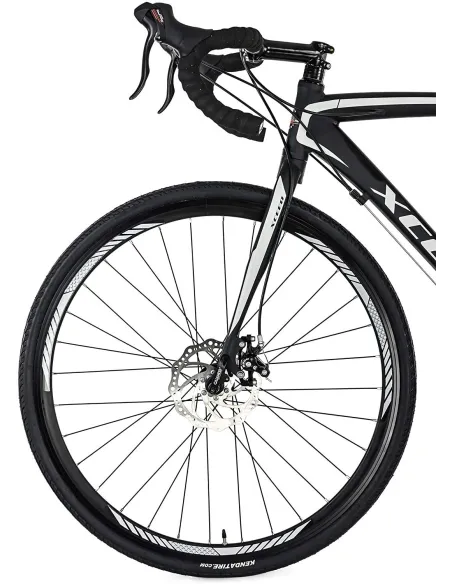 Rower Szosowy Męski 27 Tarcze ALU 14 Bieg Szosówka