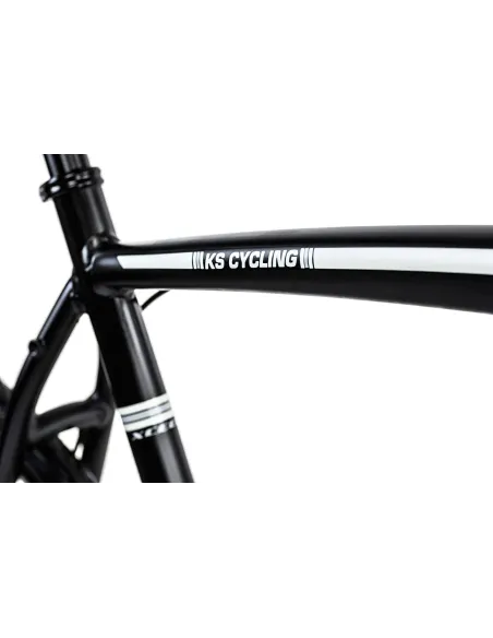 Rower Szosowy Męski 27 Tarcze ALU 14 Bieg Szosówka