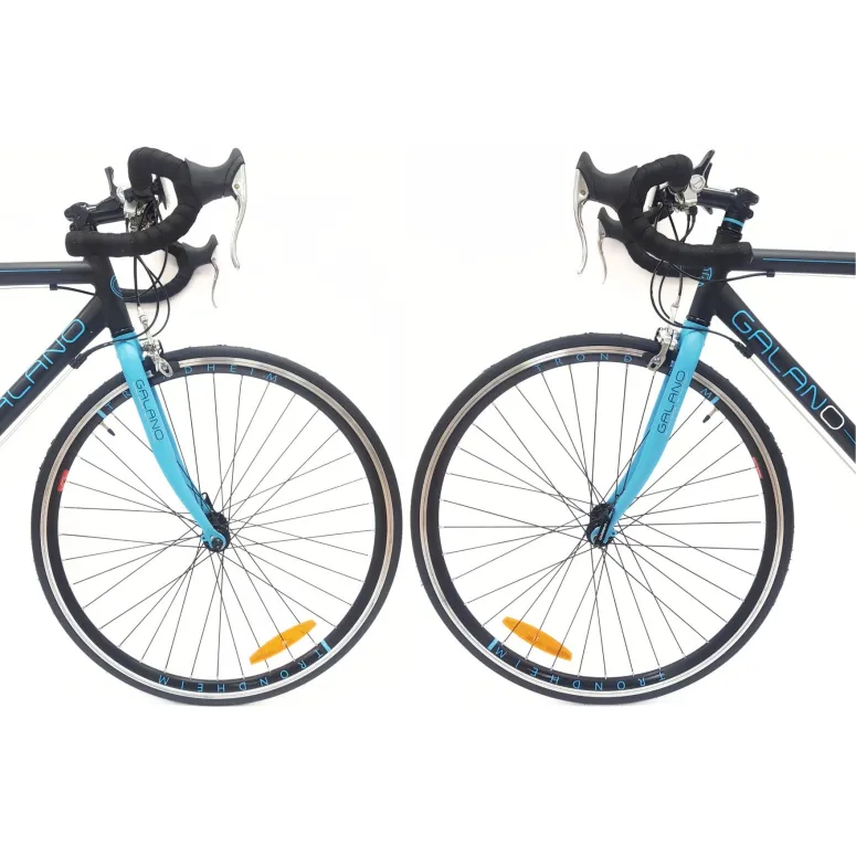 Rower Szosowy 28" Rama Aluminium Męski Dual Pivot Dźwignie Lekki Odblaski