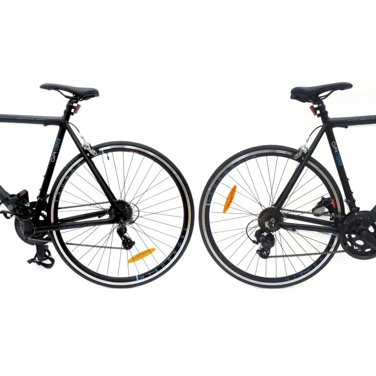 Rower Szosowy 28" Rama Aluminium Męski Dual Pivot Dźwignie Lekki Odblaski