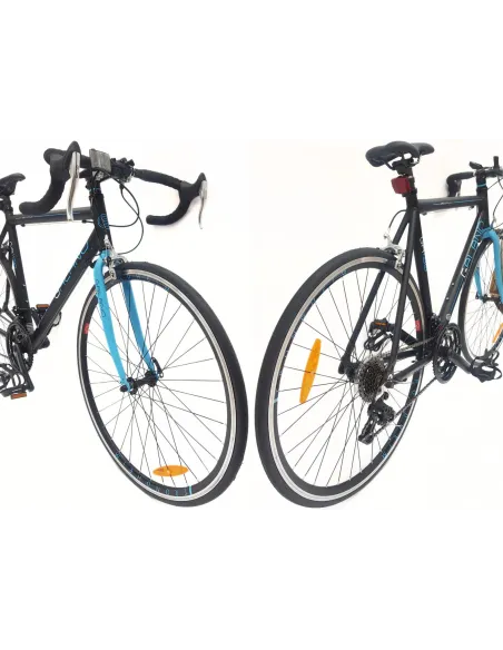 Rower Szosowy 28" Rama Aluminium Męski Dual Pivot Dźwignie Lekki Odblaski