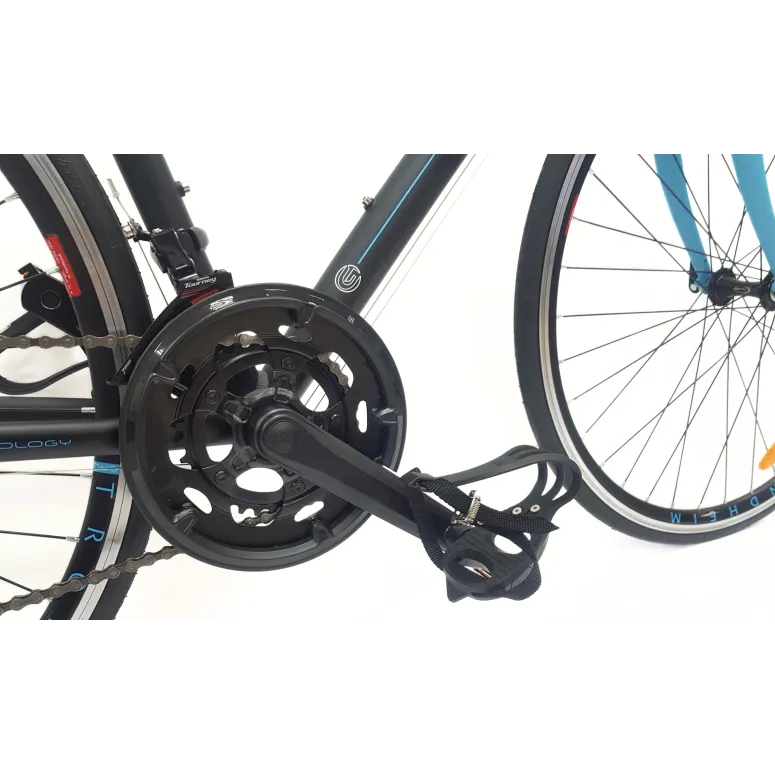 Rower Szosowy 28" Rama Aluminium Męski Dual Pivot Dźwignie Lekki Odblaski