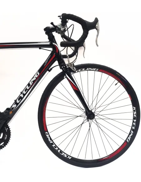 Rower Szosowy Męski Damski 28" Alu Dźwignie U-brake 14-biegów Dzwonek Lekki