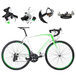 Rower Szosowy Męski Damski 28" Aluminiowy V-brake Dzwignie Szosówka Dzwonek