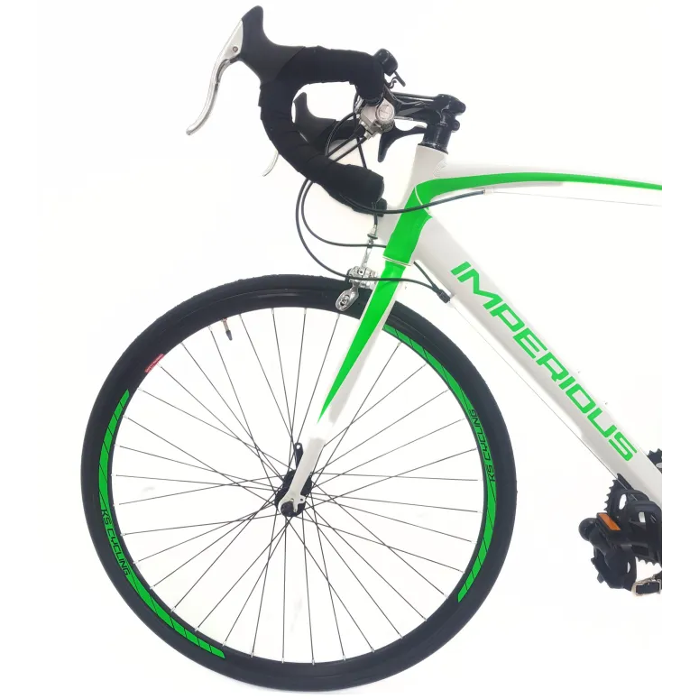 Rower Szosowy Męski Damski 28" Aluminiowy V-brake Dzwignie Szosówka Dzwonek