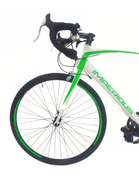 Rower Szosowy Męski Damski 28" Aluminiowy V-brake Dzwignie Szosówka Dzwonek