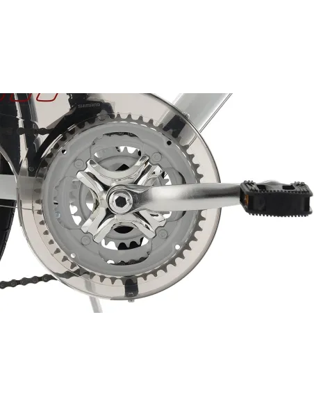 Trekkingowy Rower Damski 28 Turystyczny Oświetlenie Paski Odblaskowe Vbrake