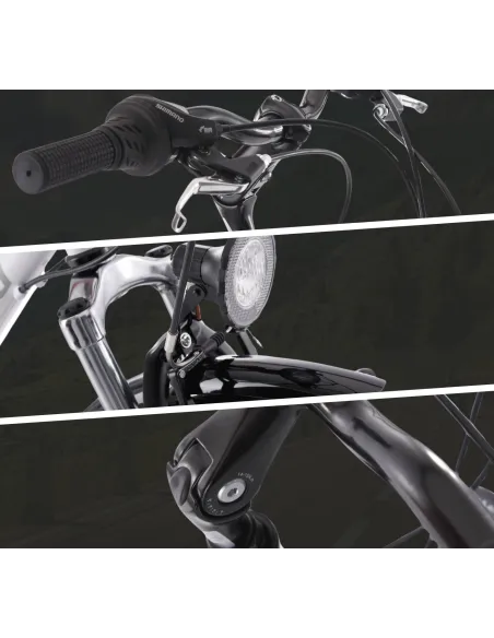 Rower Trekkingowy Damski Turystyczny 28 Alu Niska Rama Osłona Łańcucha