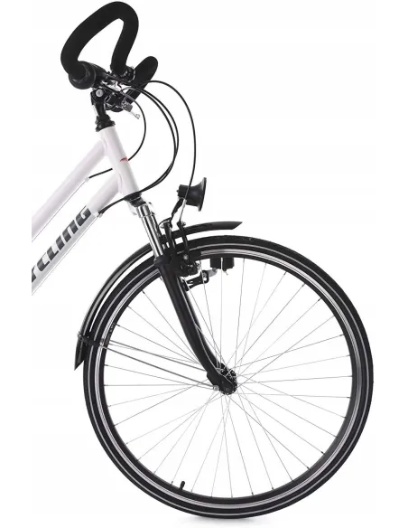 Rower Trekkingowy Damski Meski 28" ALU Shimano Oświetlenie Dynamo Bagażnik