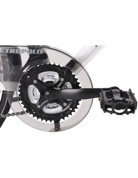 Rower Trekkingowy Damski Meski 28" ALU Shimano Oświetlenie Dynamo Bagażnik