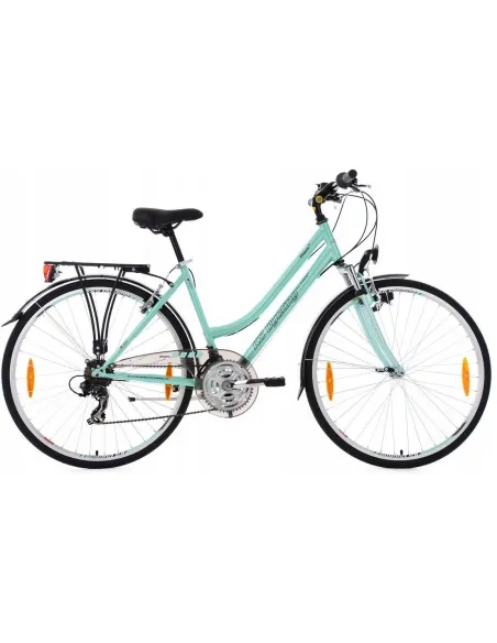 Rower Trekking Damka 28 Stylowy Prosta Kierownica