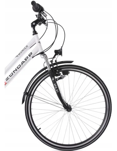 Damski Rower Trekkingowy 28 Wycieczki Miasto Lekki