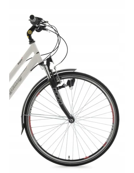 Rower Damski Trekkingowy Turystyczny 28 Bagażnik Światła V Brake