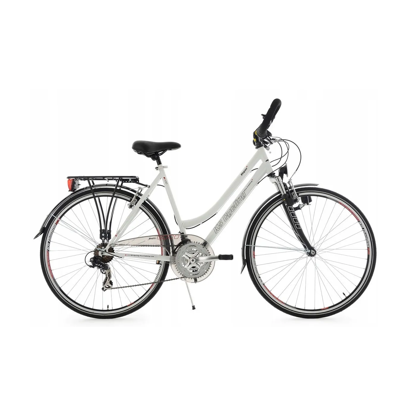 Damski Rower Trekkingowy 28 Shimano Bagażnik Kierownica Motylkowa Damka