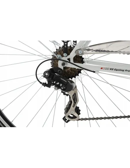 Damski Rower Trekkingowy 28 Shimano Bagażnik Kierownica Motylkowa Damka