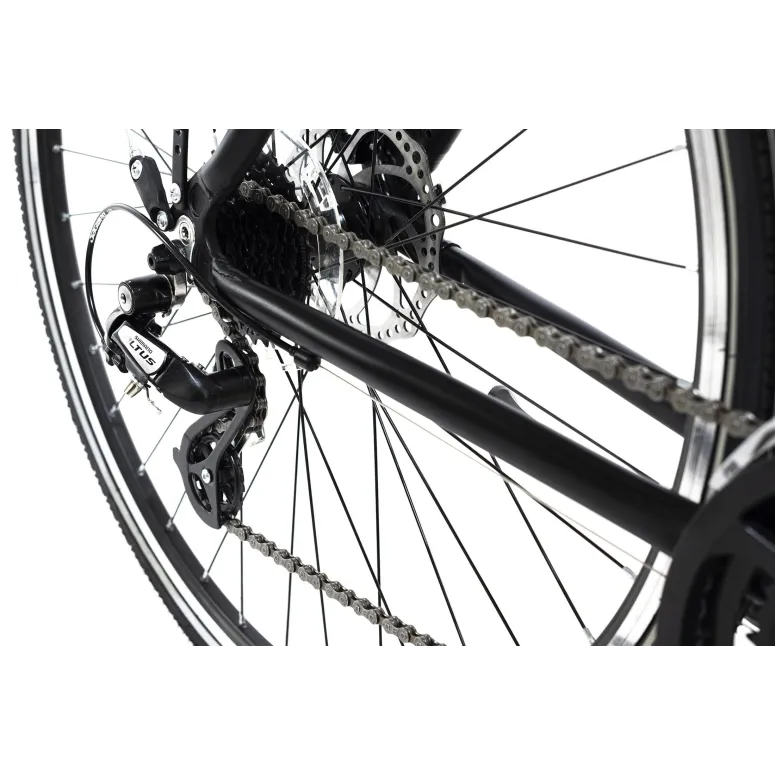 Męski Rower Trekkingowy 28 ALU Tarcze 24 Biegi