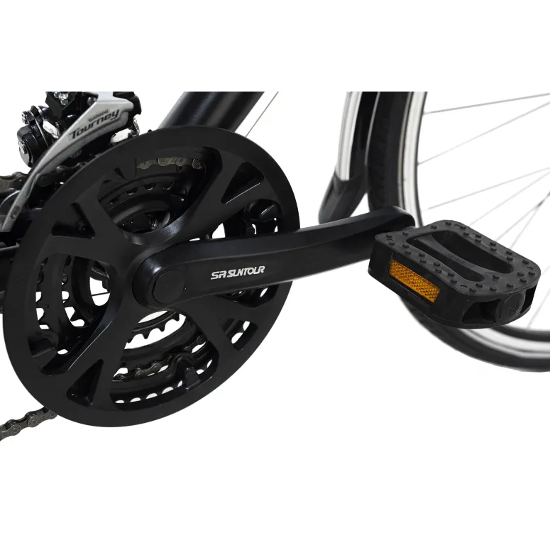 Męski Rower Trekkingowy 28 ALU Tarcze 24 Biegi