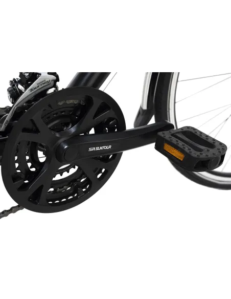 Męski Rower Trekkingowy 28 ALU Tarcze 24 Biegi