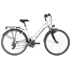 Rower Trekkingowy 28 Damski Turystyczny Aluminium 21 Biegów Światła Dzwonek