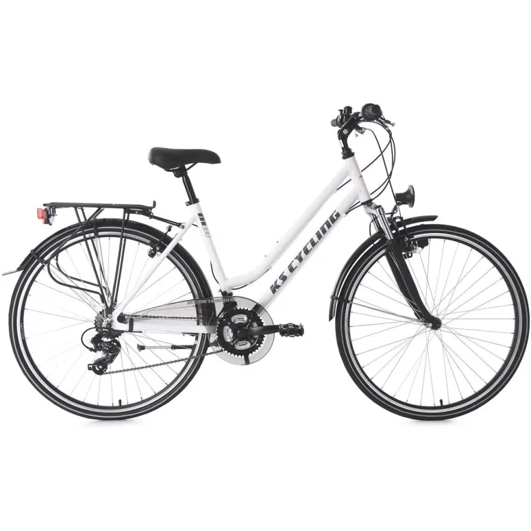 Rower Trekkingowy 28 Damski Turystyczny Aluminium 21 Biegów Światła Dzwonek